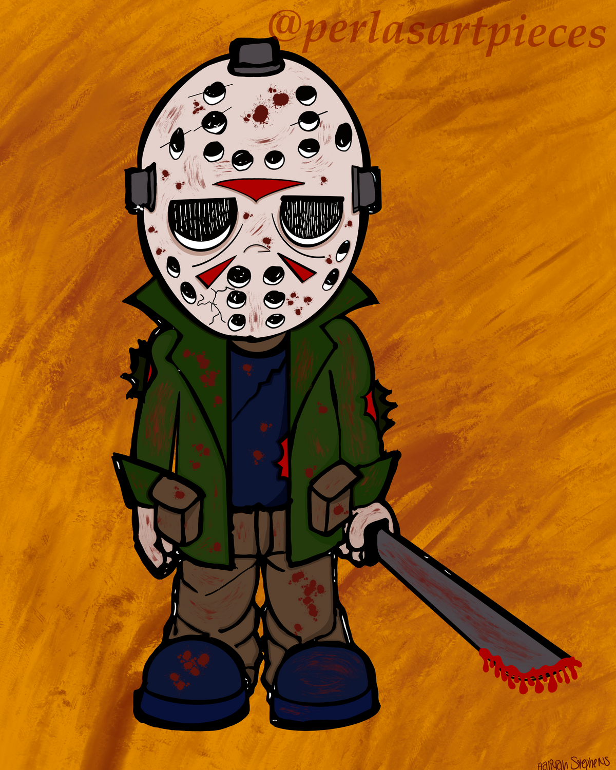 Scary Jason Art Print