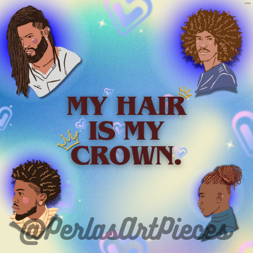 My Hair is My Crown! Art Print