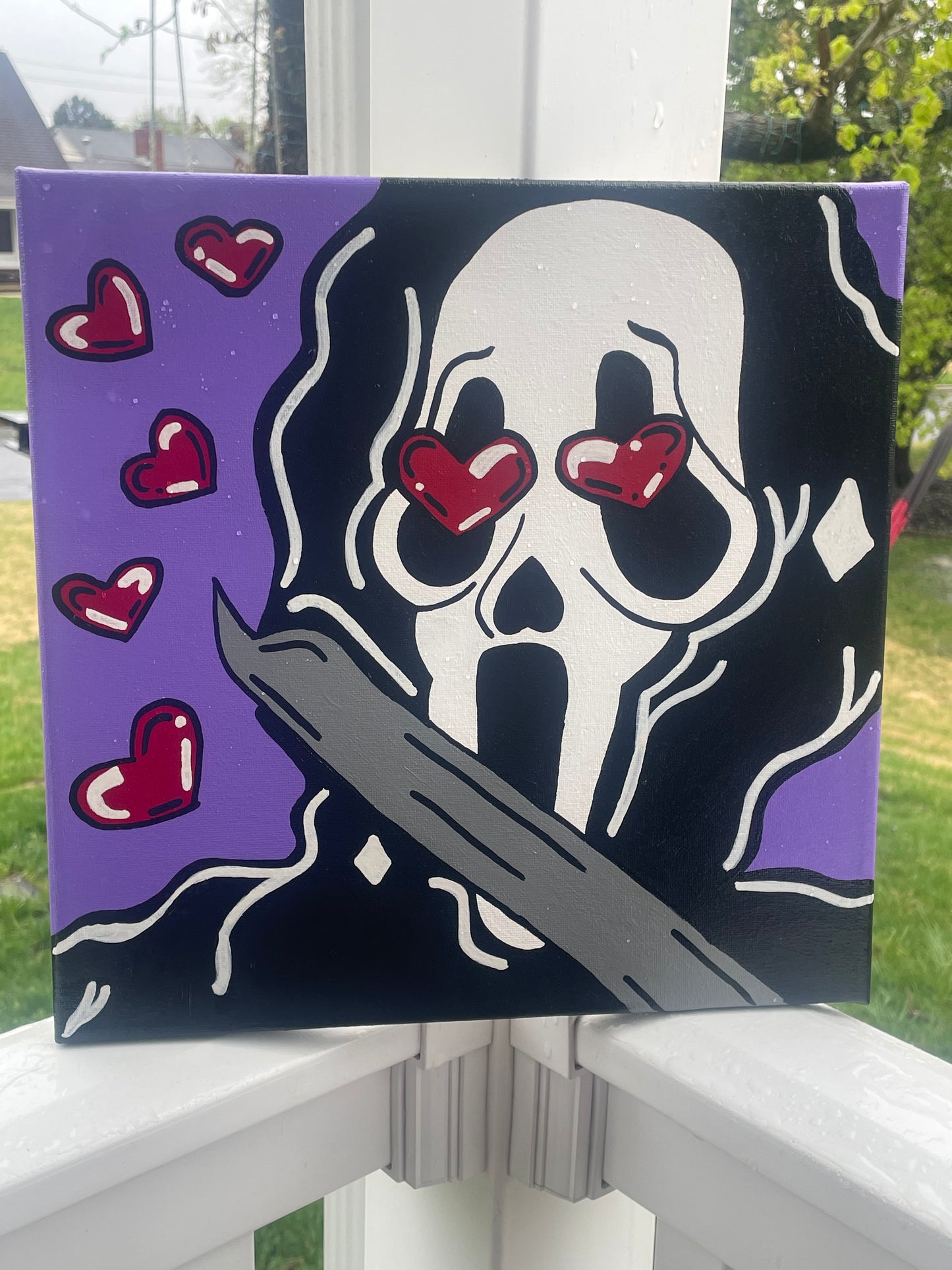 GhostFace Acrylic Painting