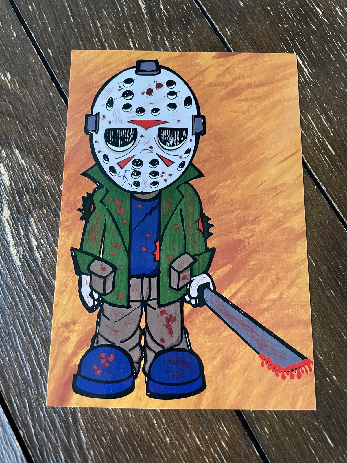 Scary Jason Art Print