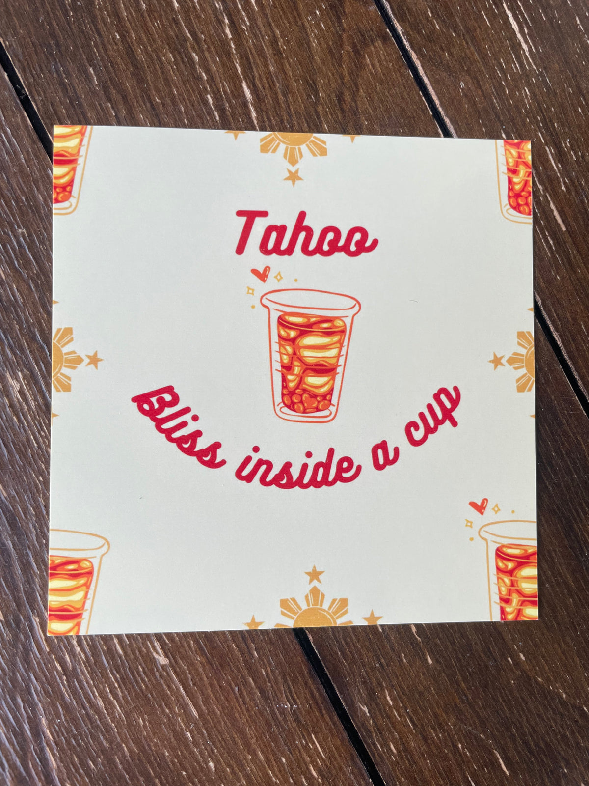 Taho Bliss in a Cup Art Print