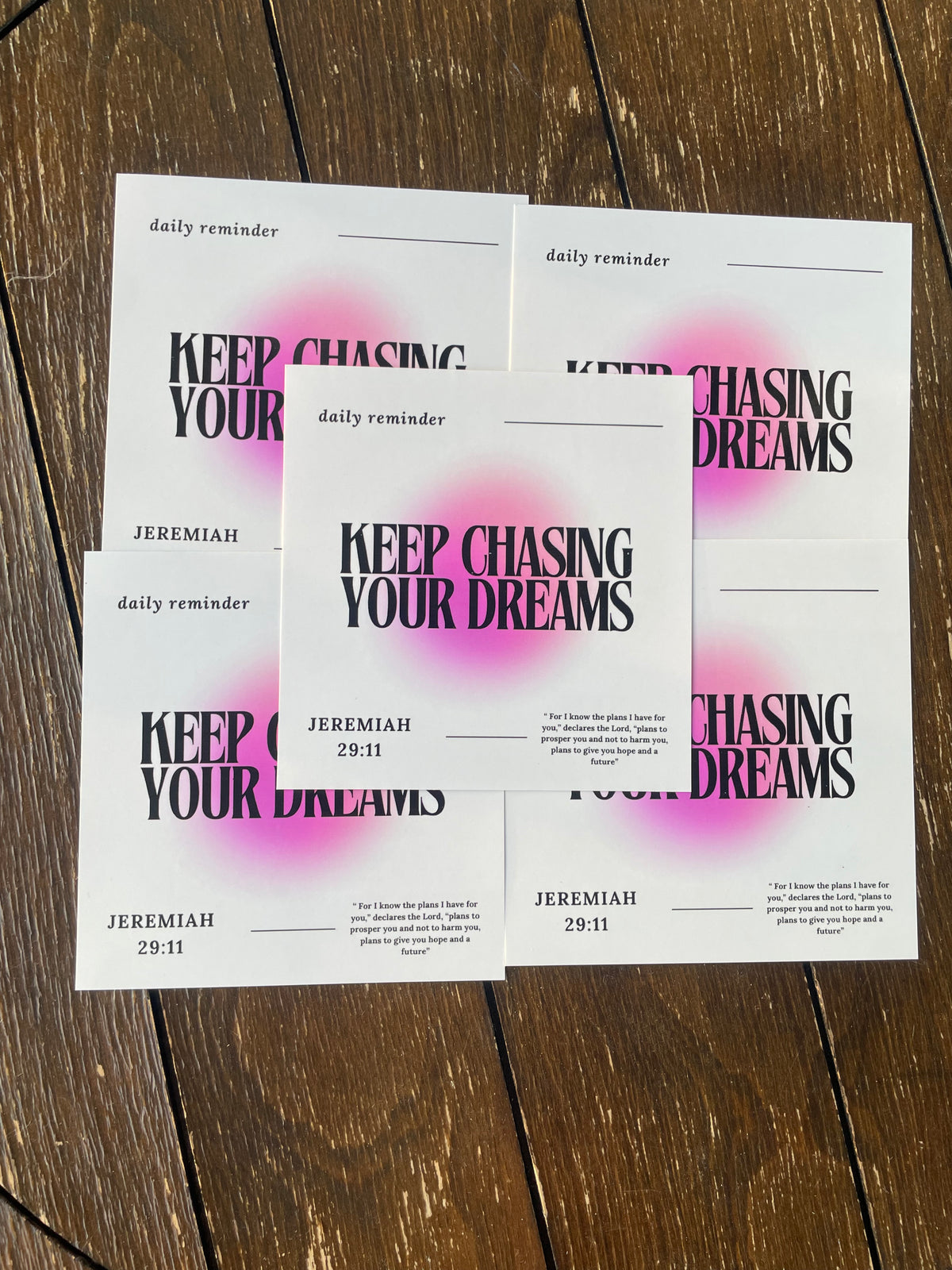 Daily Reminder: Keep Chasing Your Dreams Art Print