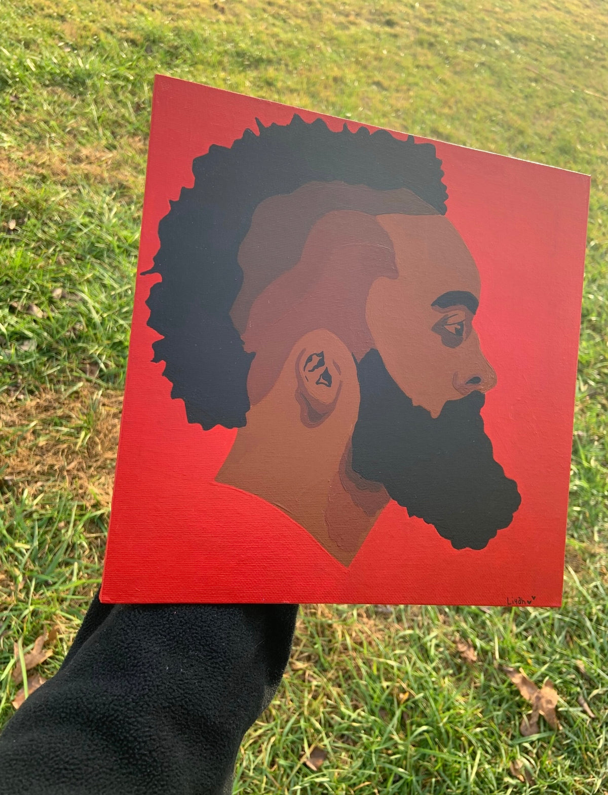James Harden Acrylic Painting