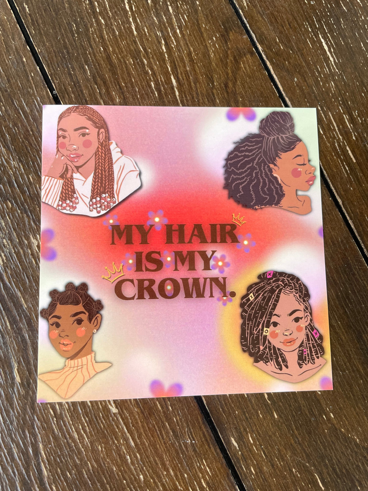 My Hair is My Crown! Art Print