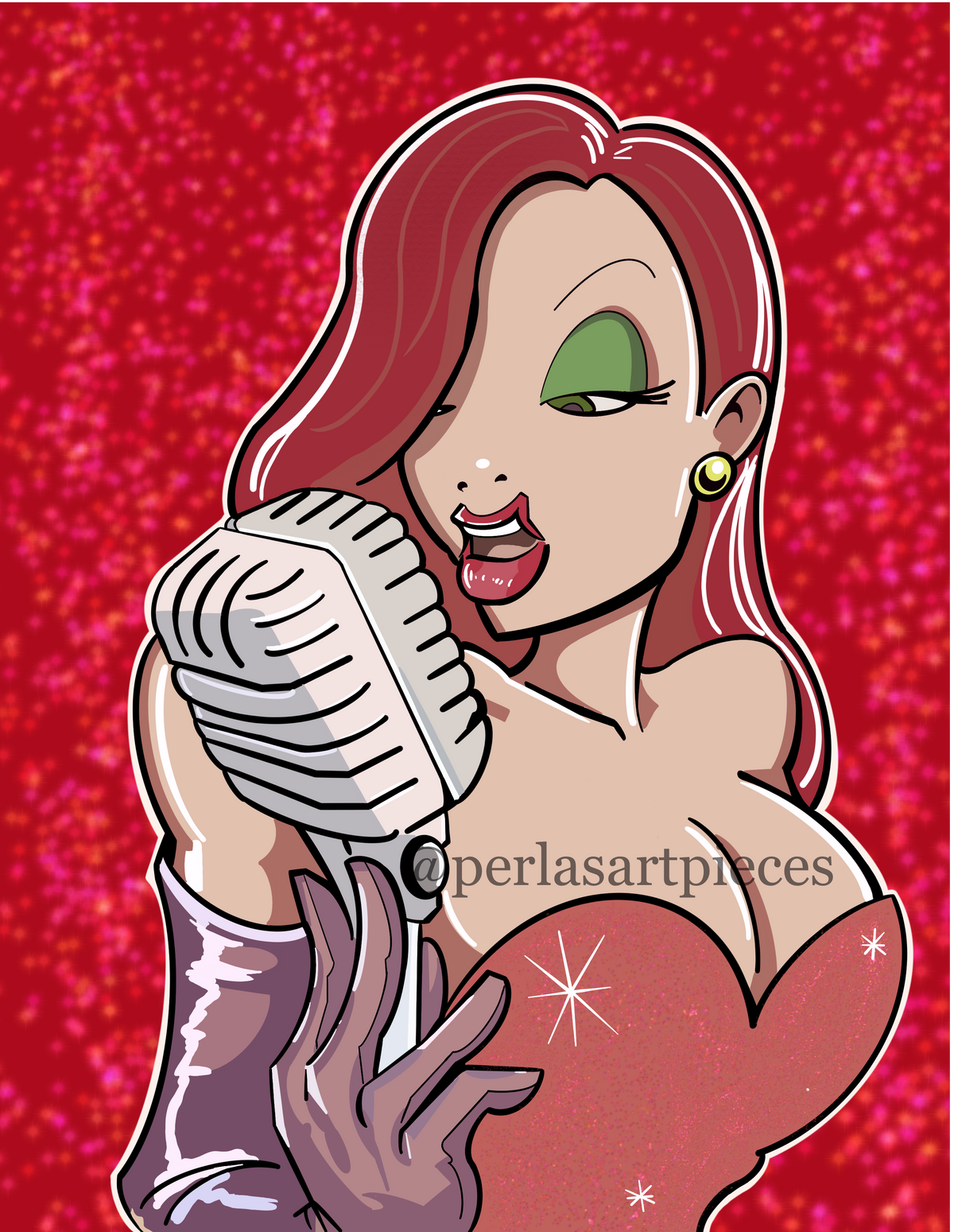 Jessica Rabbit Art Print