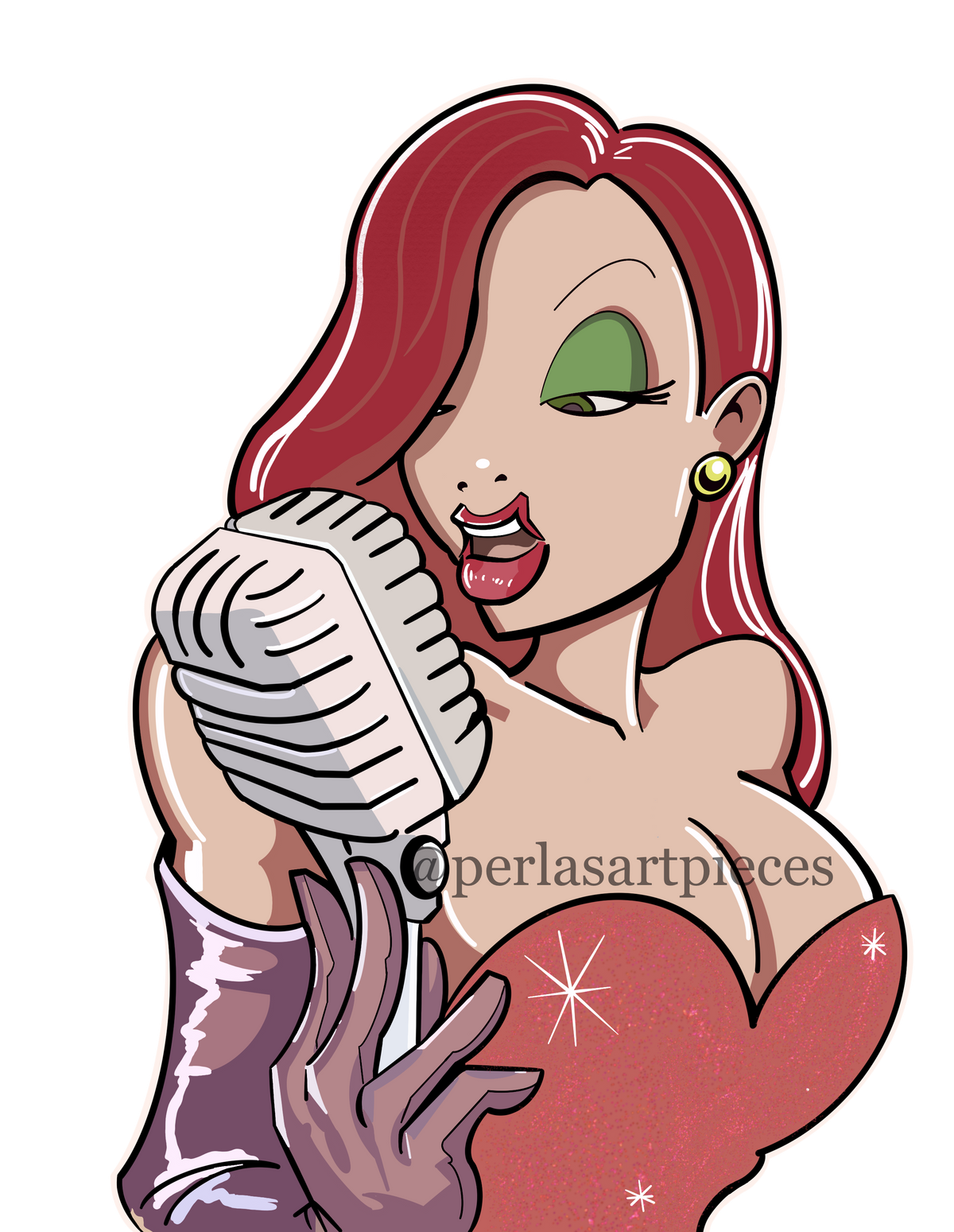 Singing Jessica Rabbit Sticker