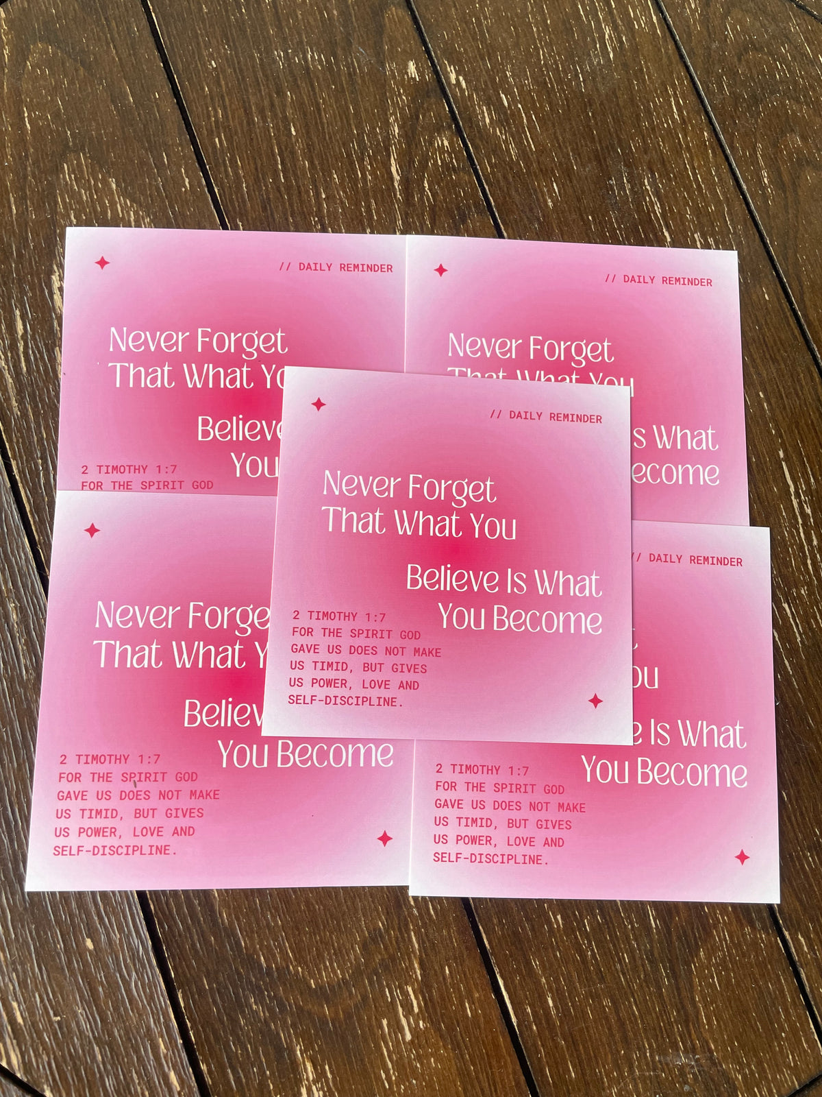Daily Reminder: Never Forget That What You Believe is What You Become Art Print