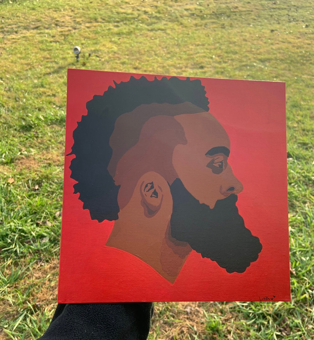 James Harden Acrylic Painting