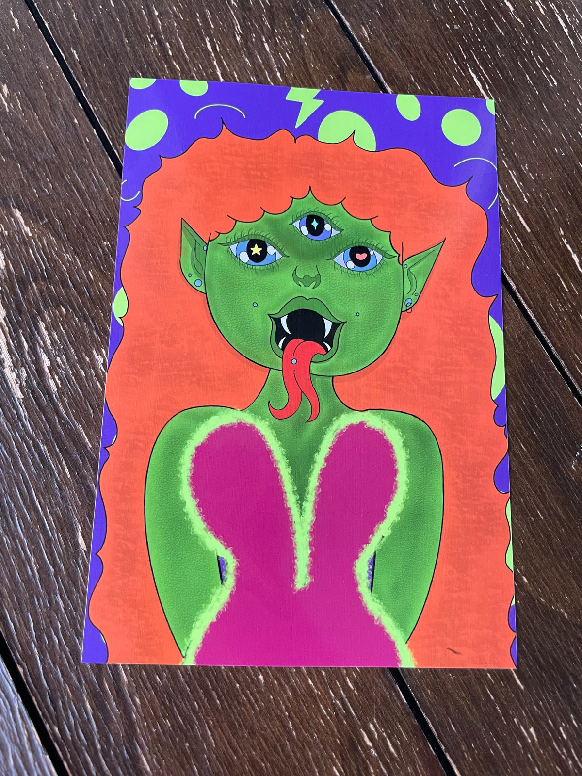 Amazonia Lizard Art Print