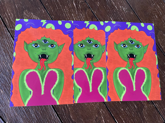 Amazonia Lizard Art Print