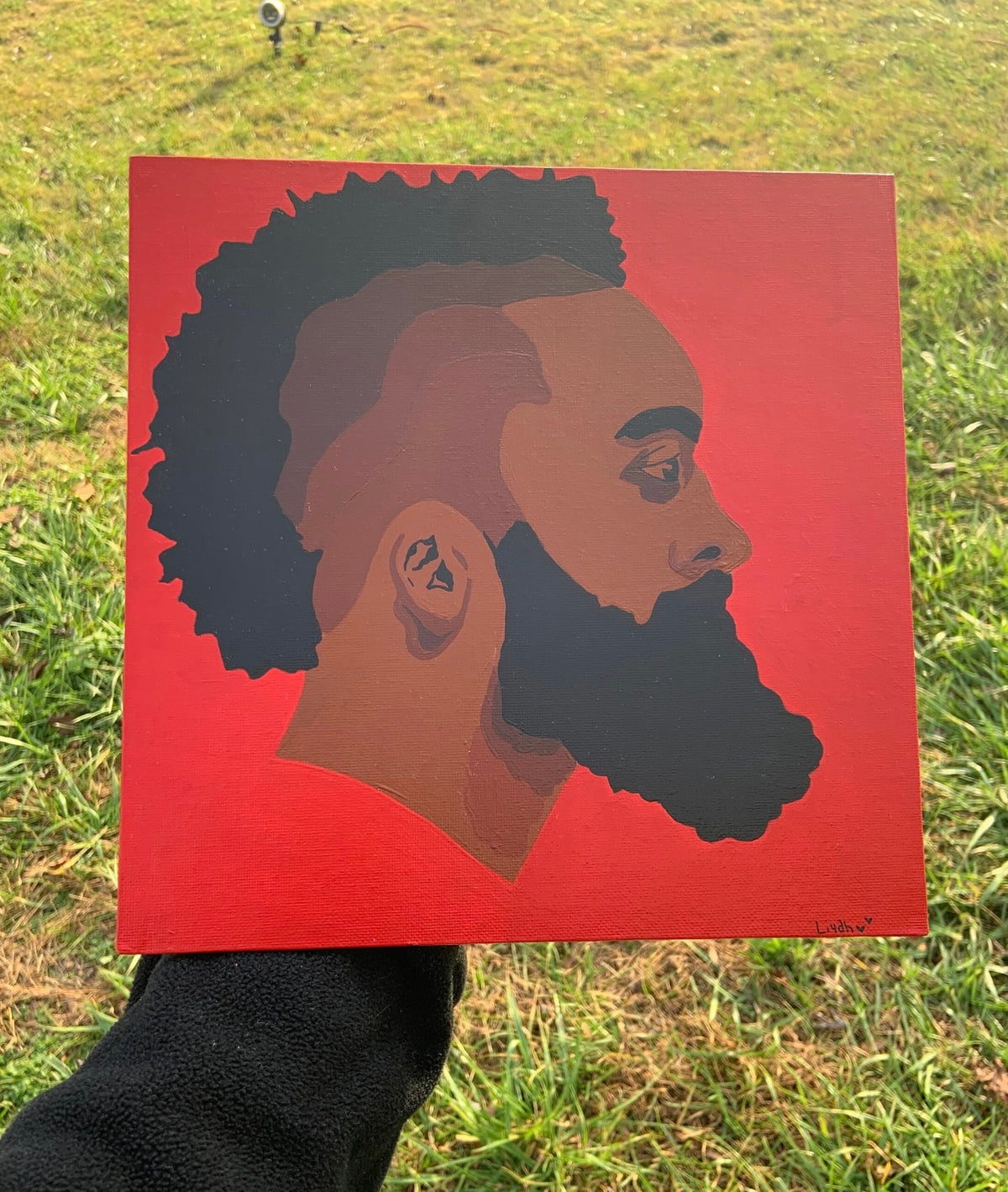 James Harden Acrylic Painting