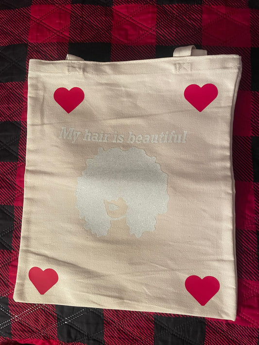 My Hair is Beautiful Tote Bag