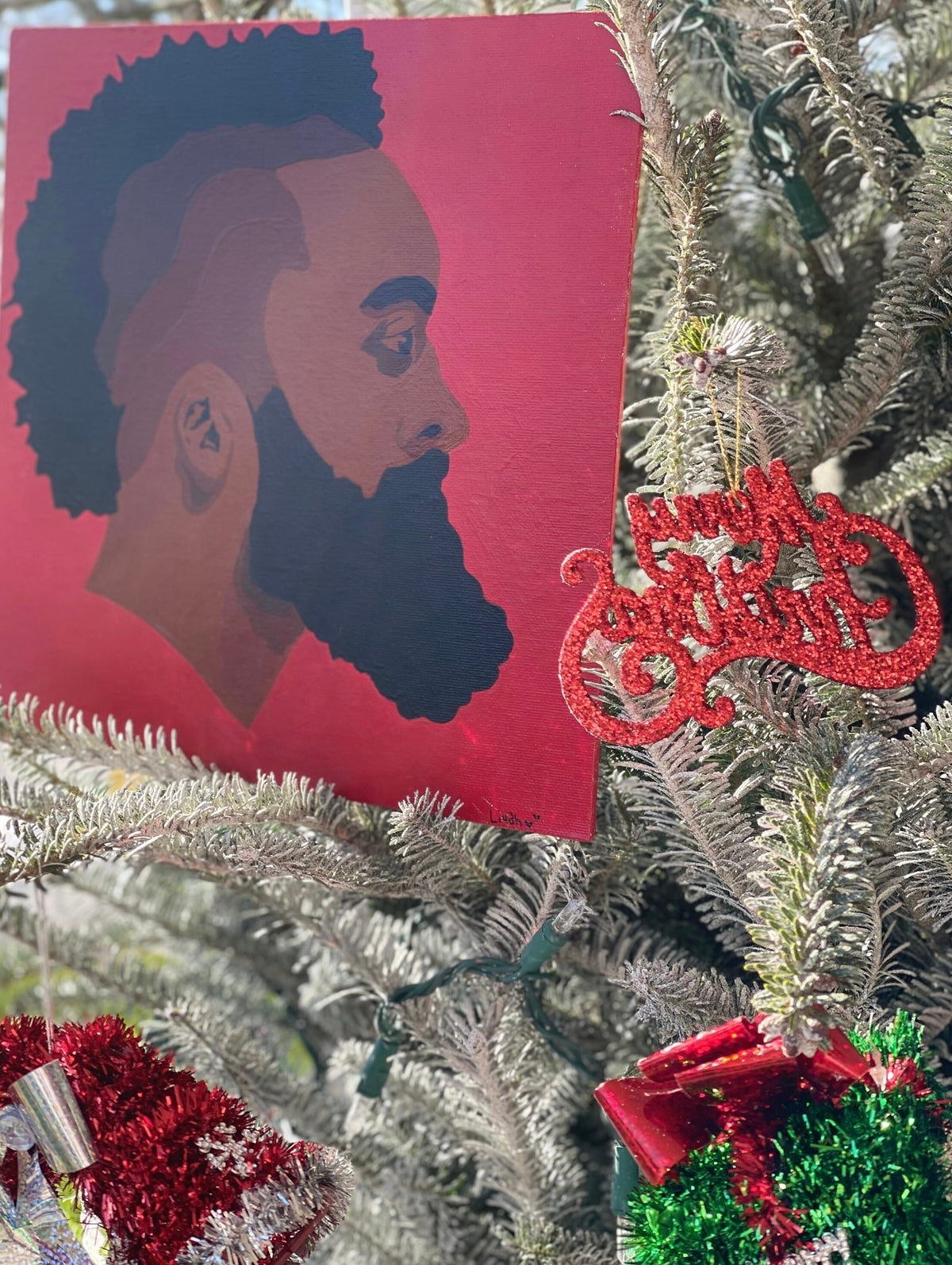 James Harden Acrylic Painting