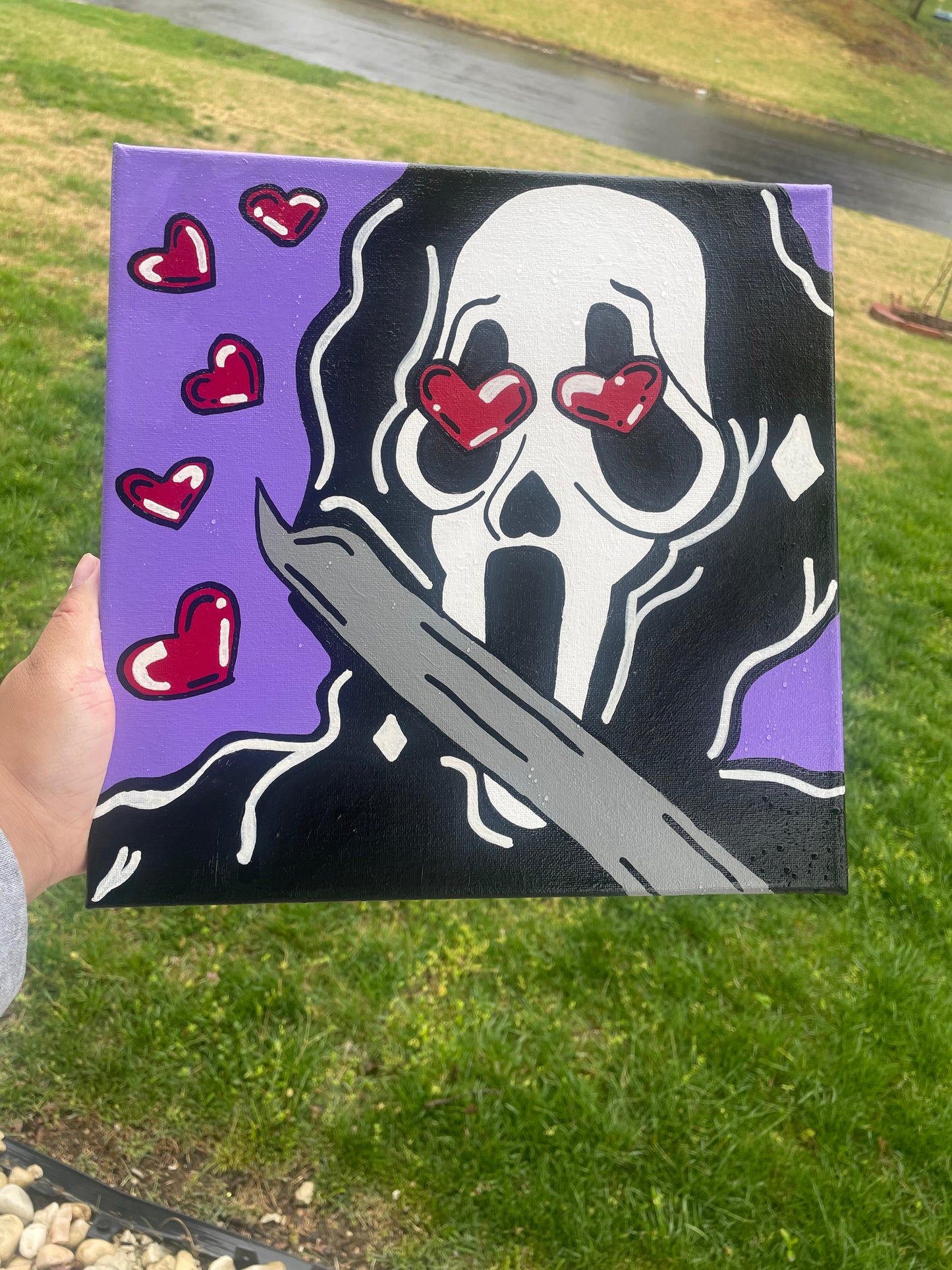 GhostFace Acrylic Painting