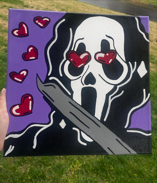 GhostFace Acrylic Painting