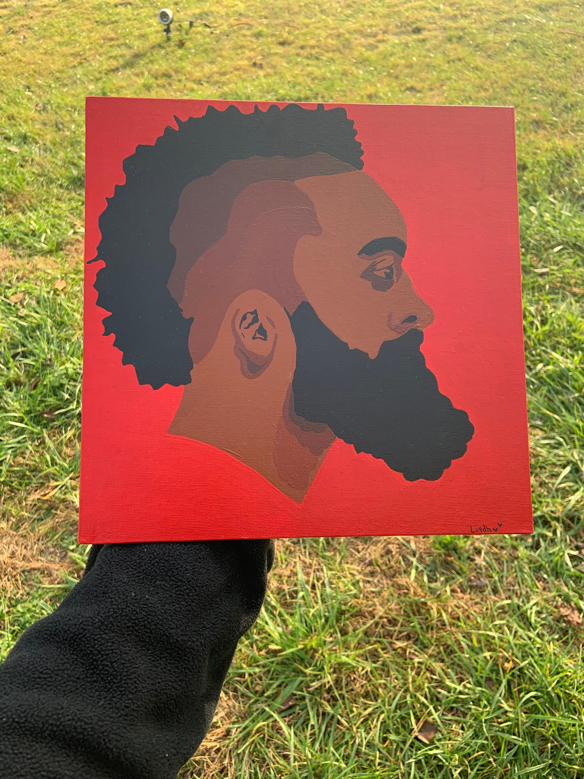 James Harden 10x10 Acrylic Painting