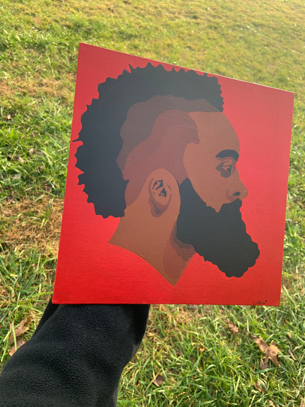 James Harden 10x10 Acrylic Painting