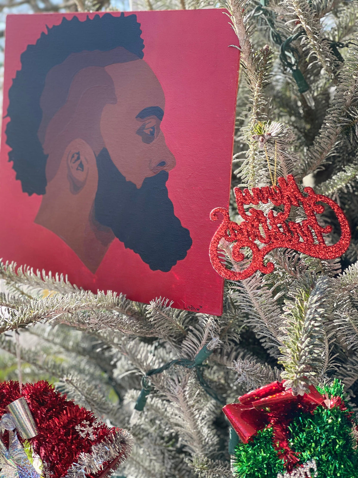 James Harden 10x10 Acrylic Painting