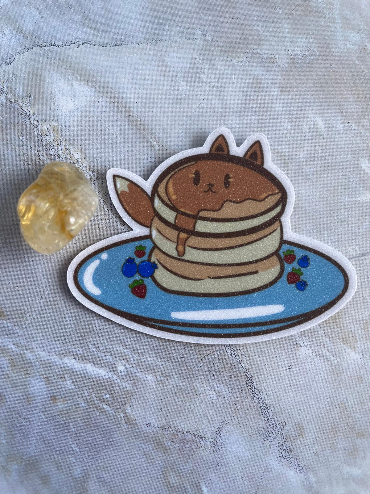 Fox pancake Sticker