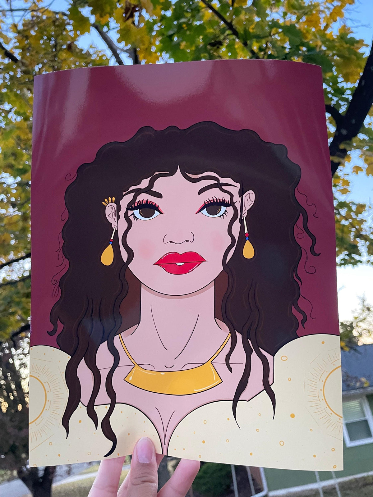Evangeline Perlas Original Character Art Print