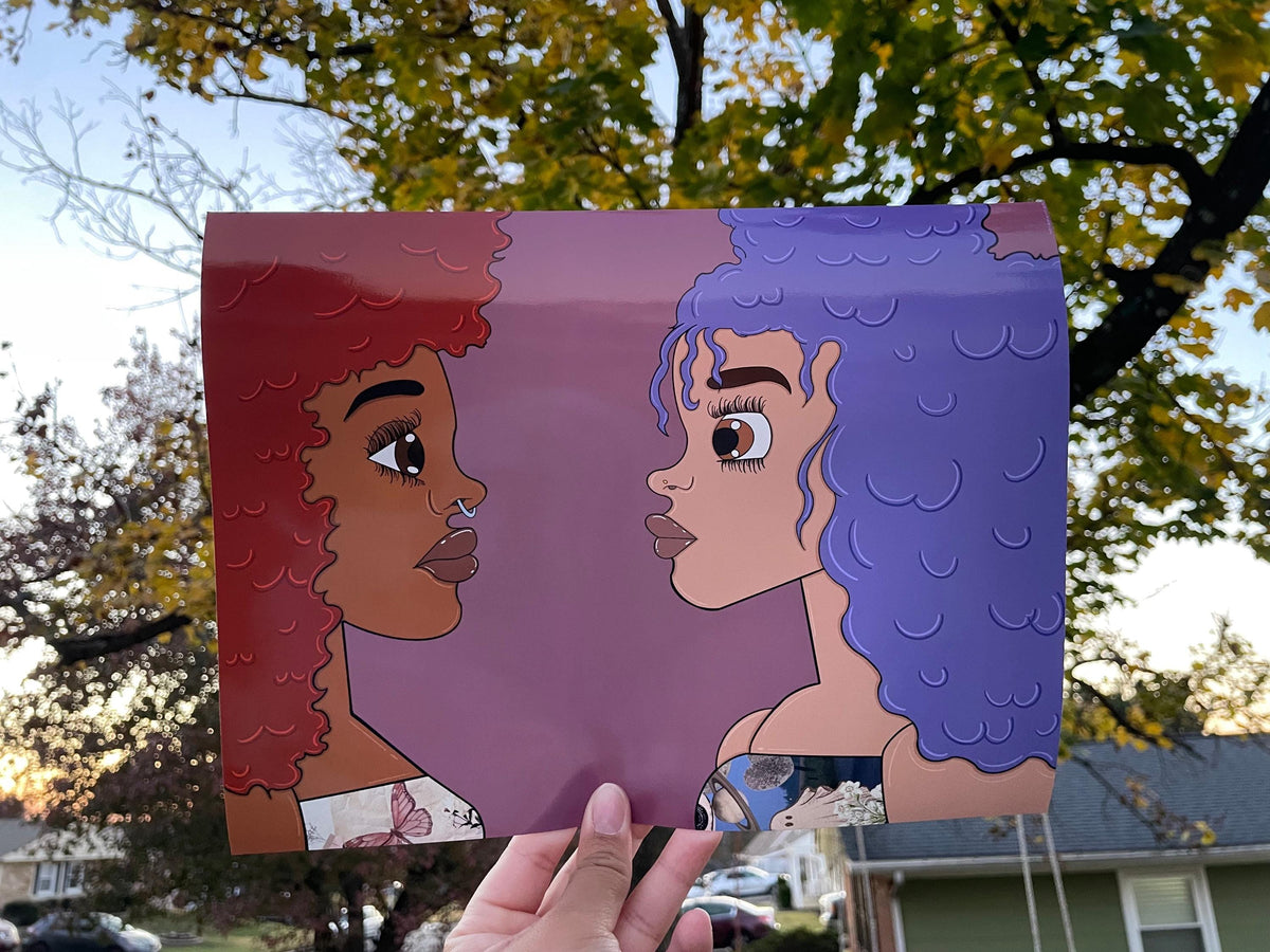 Sista Act Original Character Art Print